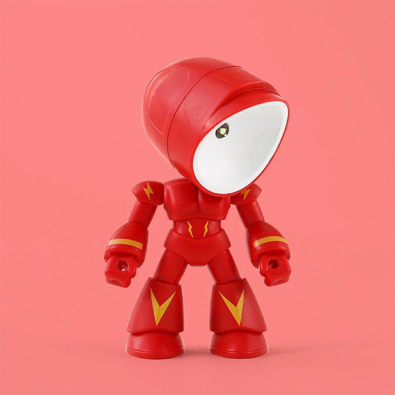 Mini LED Hero Robot Table Lamp with adjustable arms and 360° rotating head