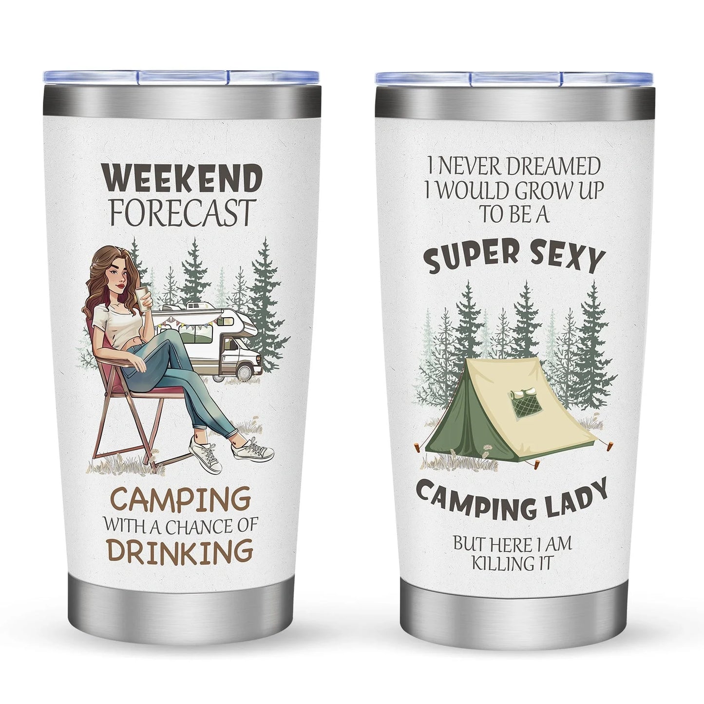 20oz Car Cup with secure lid, perfect for preventing spills during commutes