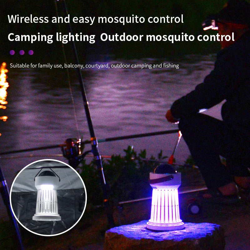 Gifthome Portable 2-in-1 Mosquito Killer Lamp with Star Ceiling Projection