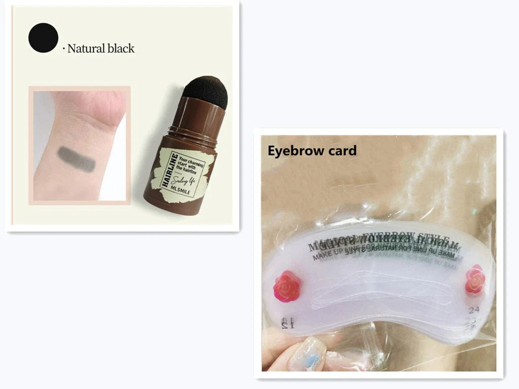 Premium Eyebrow Shaping Kit with precision stamp for effortless, natural-looking brow perfection