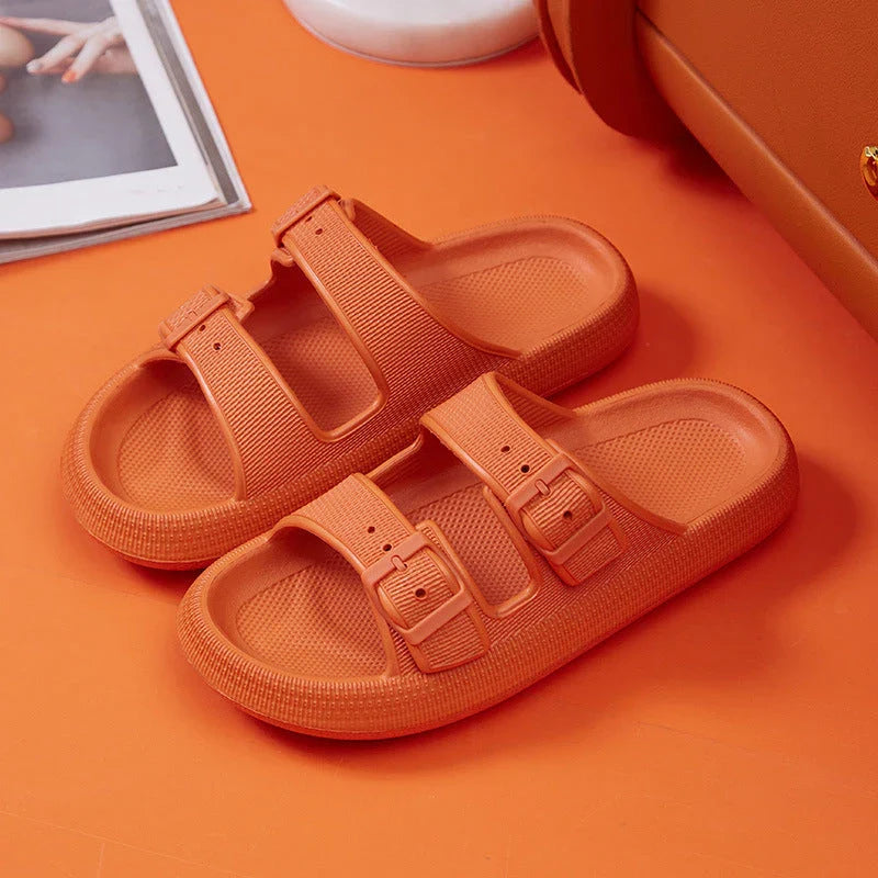 Stylish and comfortable platform slippers for women featuring a variety of vibrant color options