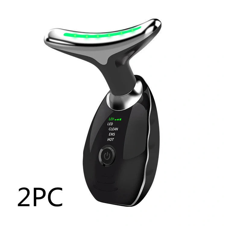 LED Photon Therapy Face & Neck Massager for skin tightening and anti-aging