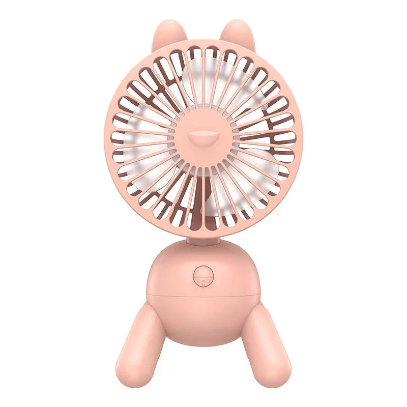 Compact USB-powered desk fan with automatic shaking head and adjustable wind speeds for customized cooling in any office or home setting