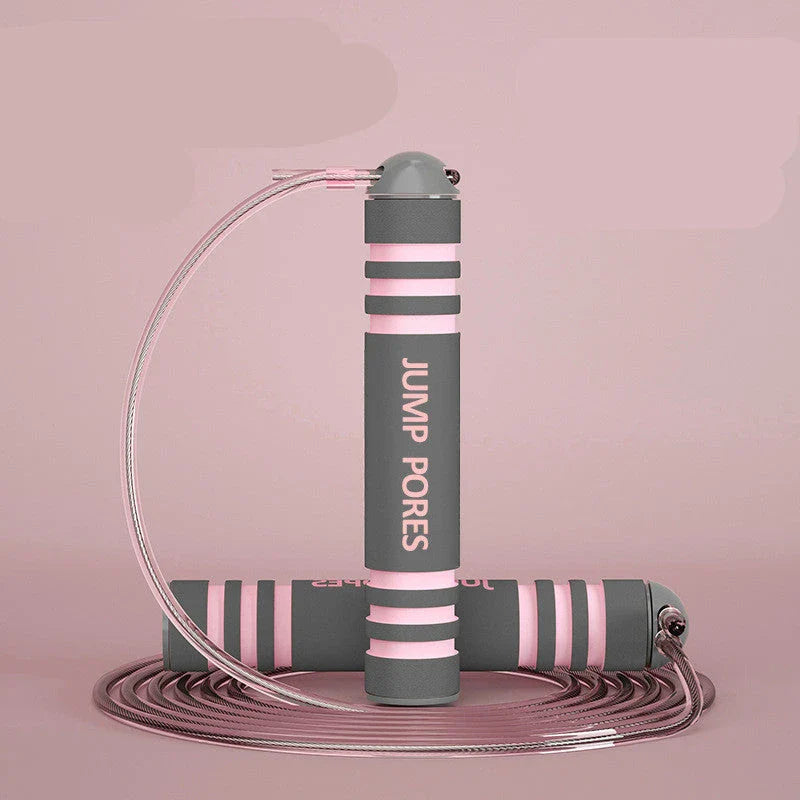 Adjustable speed skipping rope with various colour and model options, designed for fitness training and weight loss