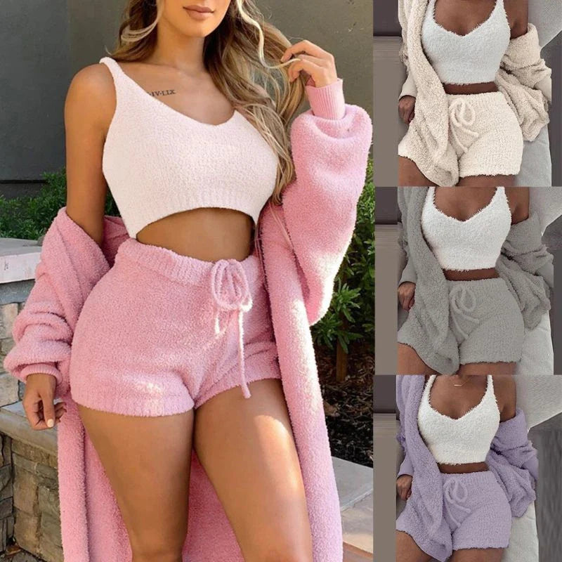 Premium luxury flannel loungewear set in a variety of stylish colours and sizes