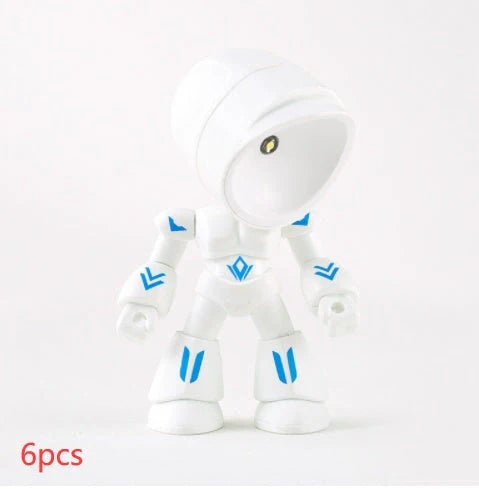 Mini LED Hero Robot Table Lamp with adjustable arms and 360° rotating head