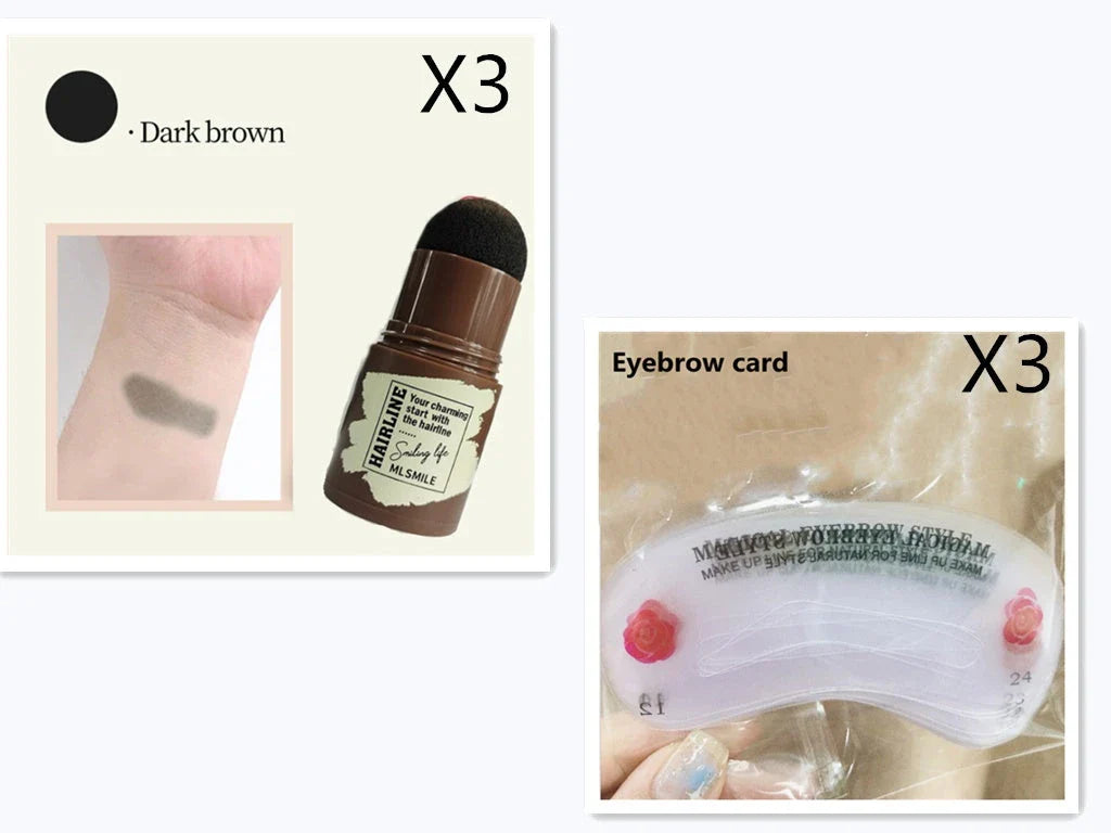 Premium Eyebrow Shaping Kit with precision stamp for effortless, natural-looking brow perfection