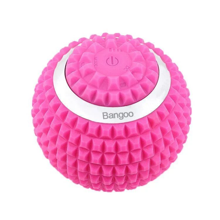 Premium vibrating massage ball with 4 adjustable vibration modes for muscle relaxation and recovery