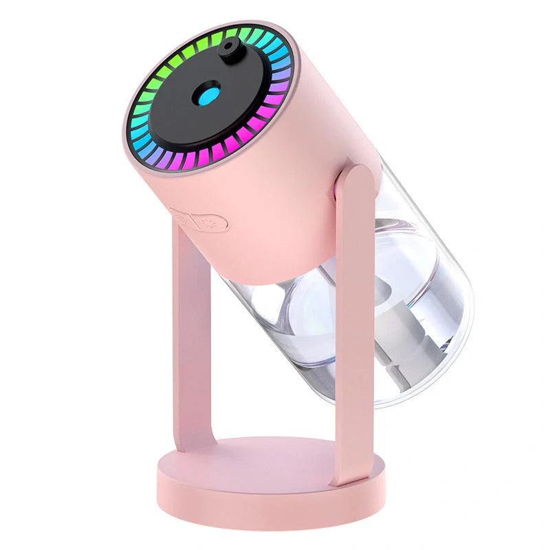 Stylish starry sky projection humidifier with LED light, creating a dreamy atmosphere while effectively enhancing indoor air quality