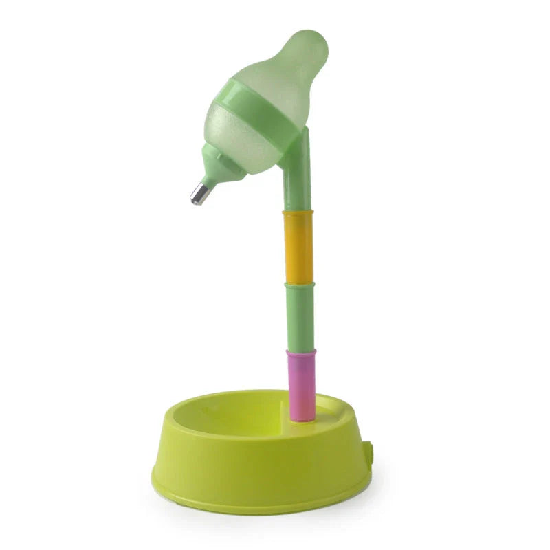 Adjustable Pet Water Dispenser with Elevated Stand - Premium Food-Grade Plastic Design for Cats and Dogs