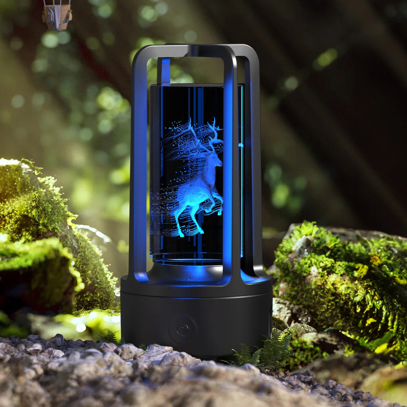 Elegant 2-in-1 Bluetooth speaker lamp with touch control, available in various color and design options