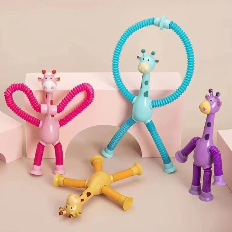 Giraffe Tubes Sensory Toys stretchable fidget toy in multiple colours
