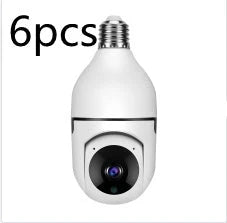 Smart 1080P Wi-Fi Bulb Camera with 4X Zoom, Smooth Pan and Tilt, Automatic Motion Tracking, and Night Vision