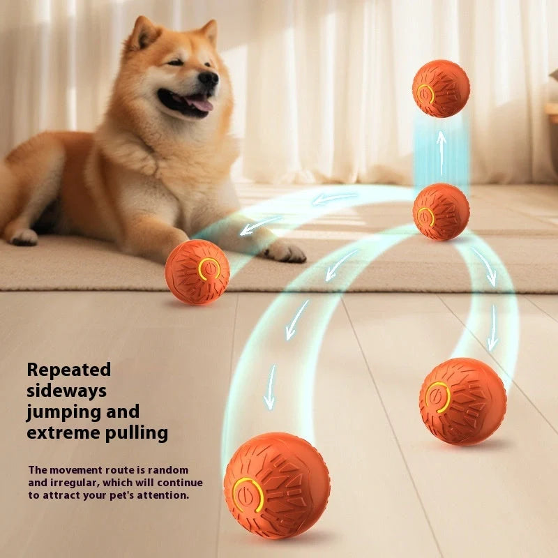 Vibrant pet jumping ball with premium, durable materials and luminous glow to captivate your furry friend's attention and encourage interactive play