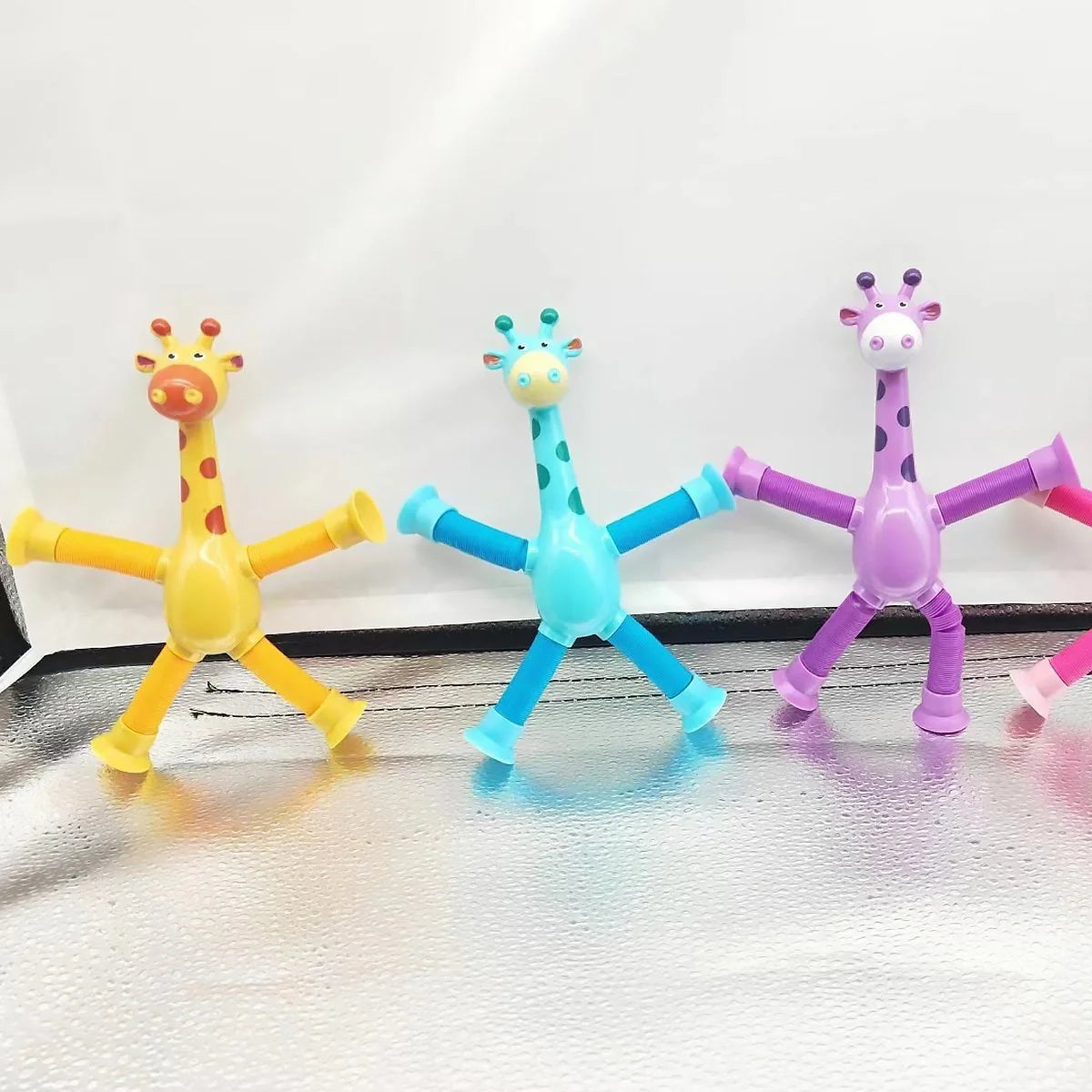 Giraffe Tubes Sensory Toys stretchable fidget toy in multiple colours