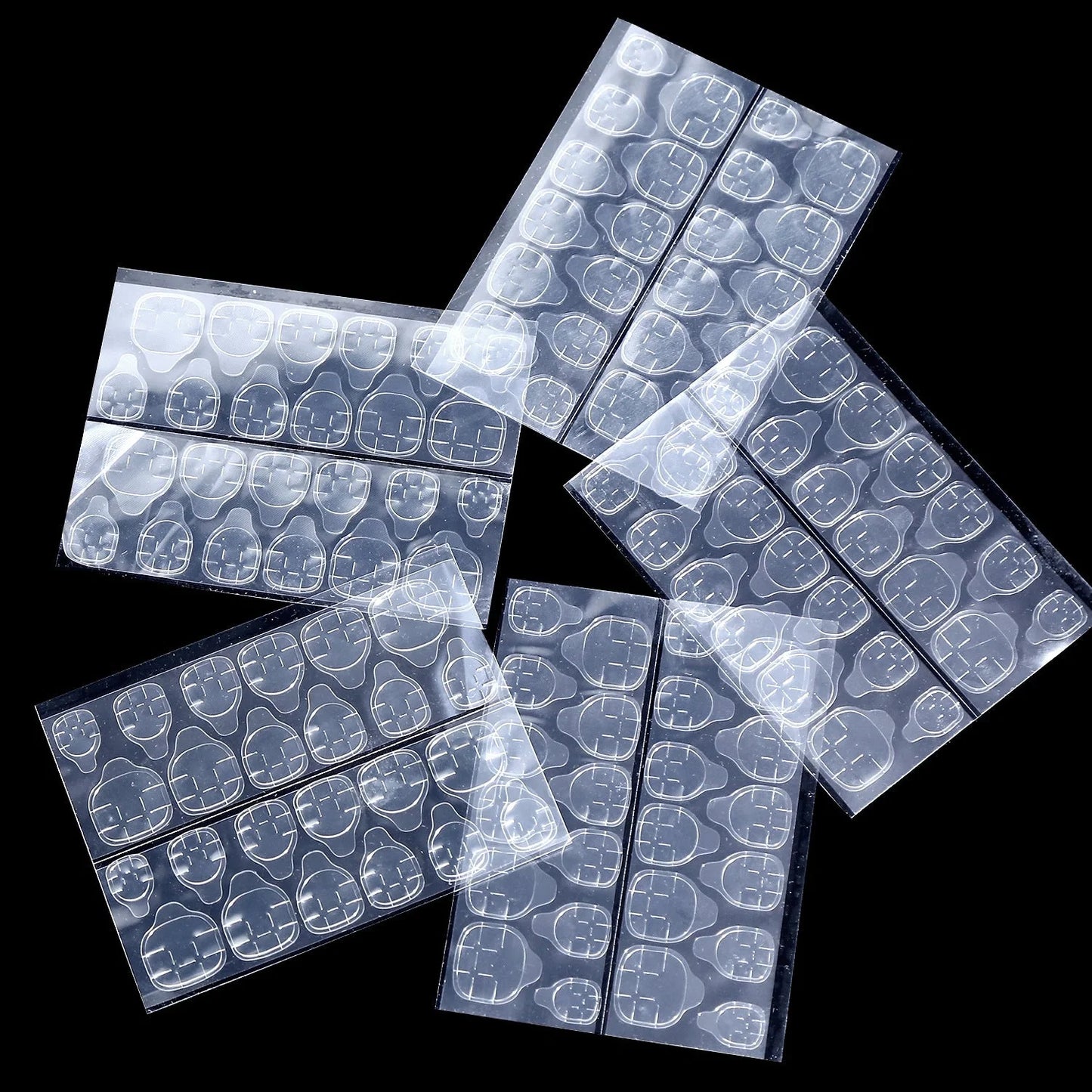 Stylish Nail Art Stickers with Jelly Glue for Seamless Nail Transformation
