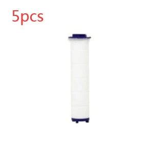 360-degree rotating high-pressure shower head with built-in fan and adjustable water spray