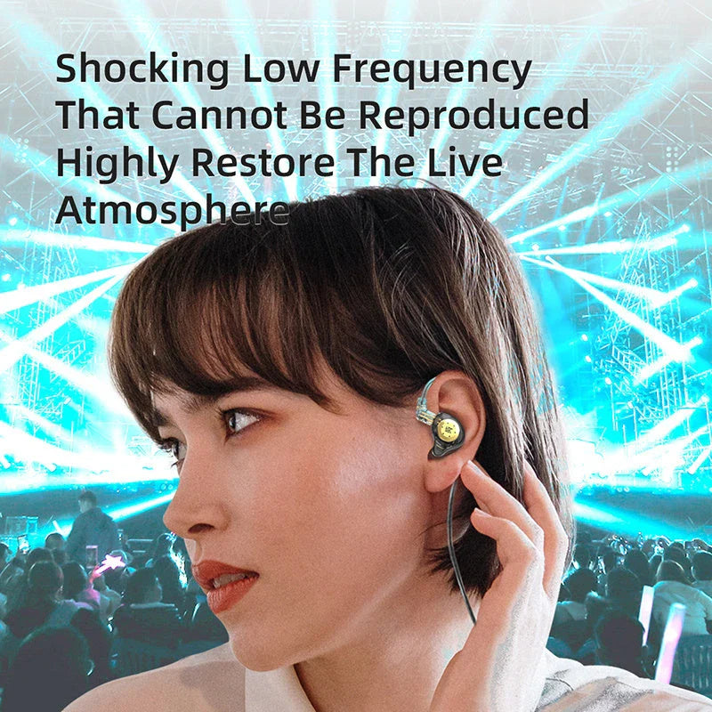 KZ EDX Pro Earphones with powerful bass, noise cancellation, and ergonomic design for active lifestyles.