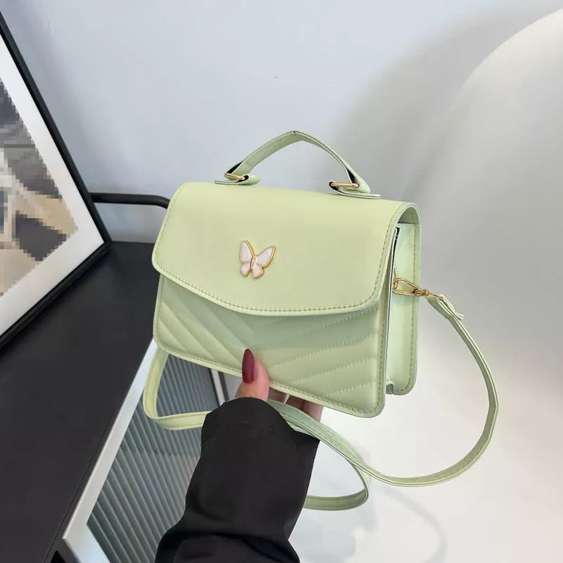 Women's PU Shoulder Messenger Bag in multiple colours with adjustable strap