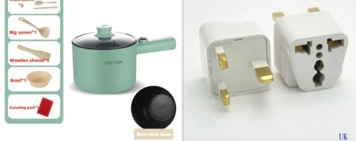 Versatile Mini Electric Cooker for Home and Dorm - Compact, Efficient, and Easy to Use