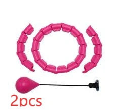 Adjustable waist hoop made of high-quality polypropylene for efficient fitness training and fat burning