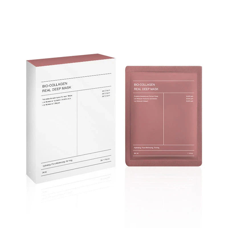 Collagen-infused face mask for rejuvenated, radiant skin