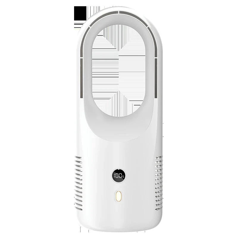 Powerful bladeless fan with sleek design and quiet operation for efficient cooling