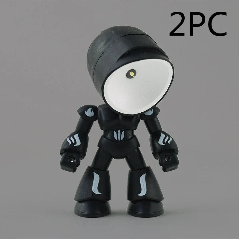Mini LED Hero Robot Table Lamp with adjustable arms and 360° rotating head