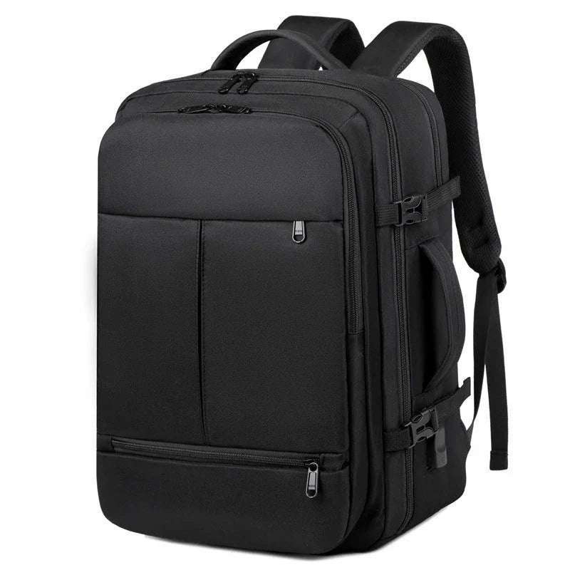 Durable and stylish travel backpack with multiple pockets, a padded laptop compartment, and versatile design for business and leisure use.