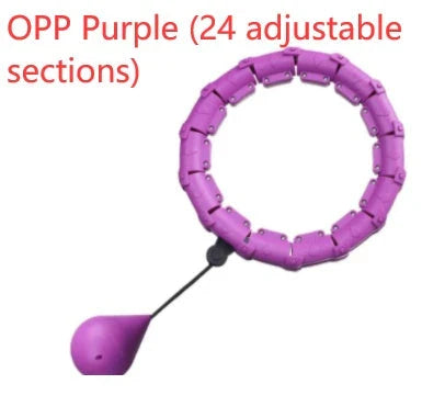 Adjustable waist hoop made of high-quality polypropylene for efficient fitness training and fat burning