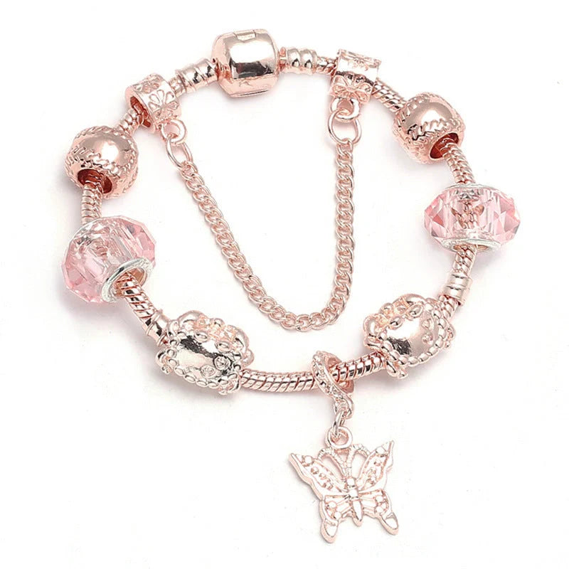 Elegant rose gold geometric bracelet with a stylish and modern design, perfect for daily wear or special occasions.