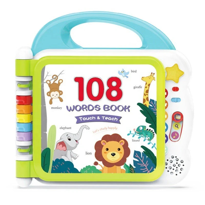 Educational English Kids Intelligent Book Learning Machine with Bluetooth in vibrant colours