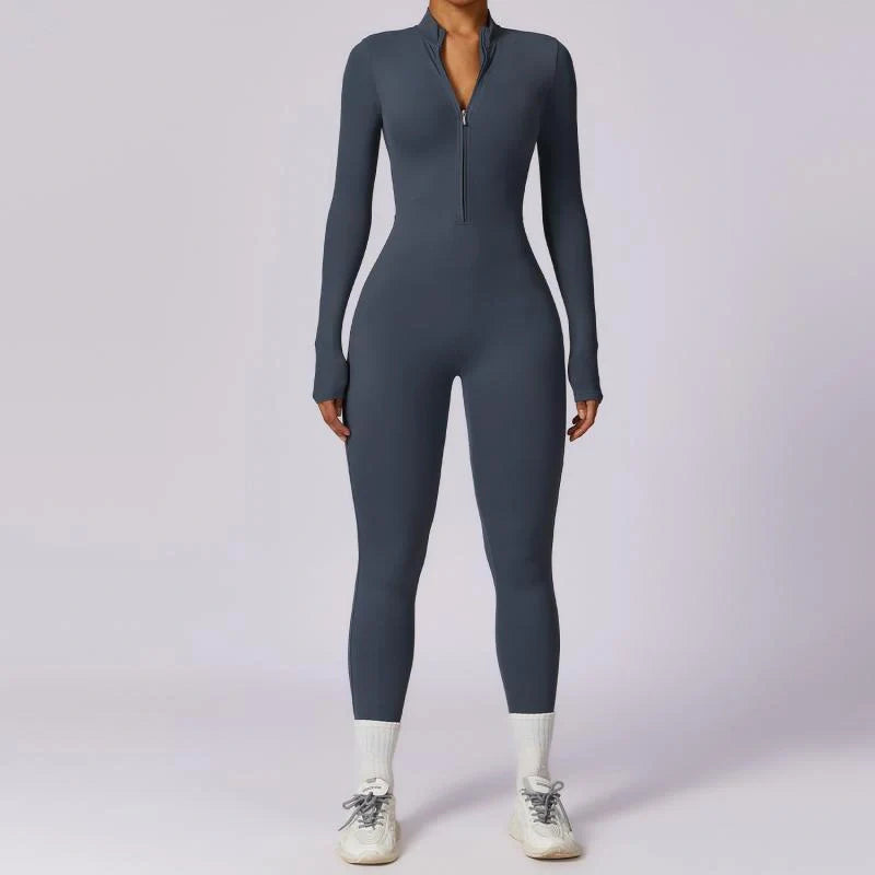 Premium seamless sports jumpsuit for women in various colours and sizes
