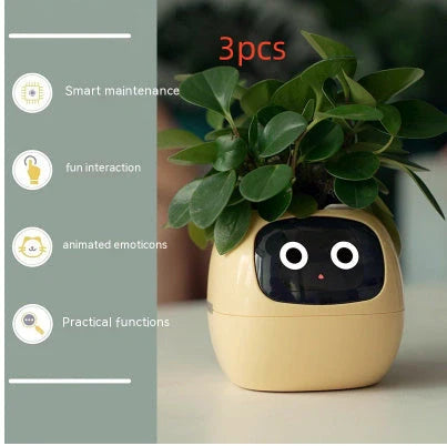 Smart Planter with AI and 7 sensors for easy plant care in various colours