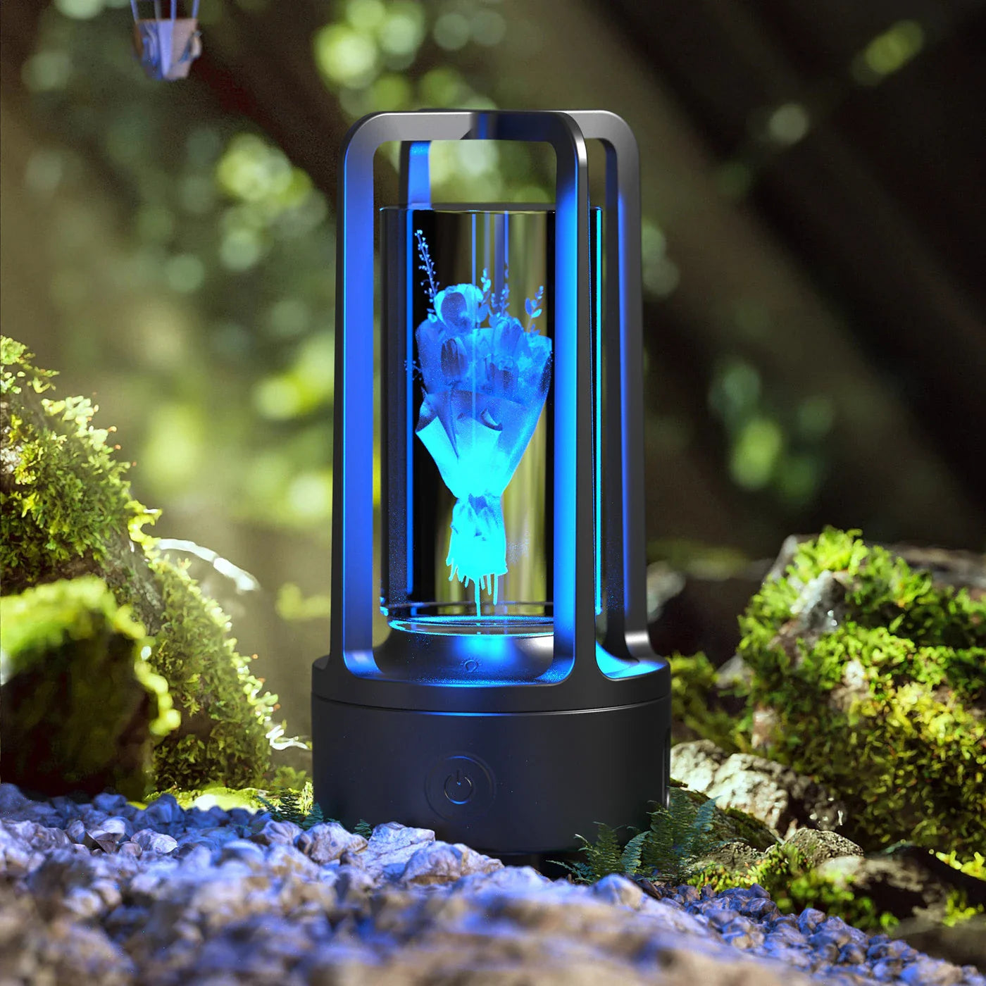 Elegant 2-in-1 Bluetooth speaker lamp with touch control, available in various color and design options