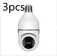 Smart 1080P Wi-Fi Bulb Camera with 4X Zoom, Smooth Pan and Tilt, Automatic Motion Tracking, and Night Vision
