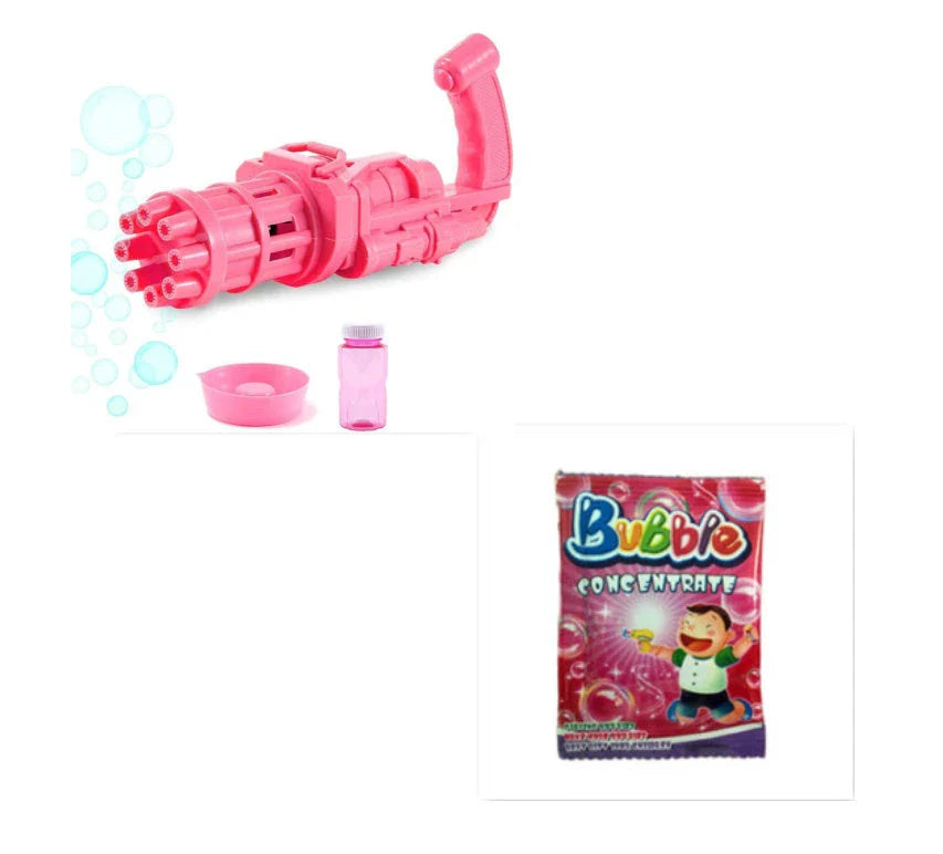 Bubble Blaster Toy for Kids - Powerful Leaf Blower Bubble Gun Machine in Vibrant Colors