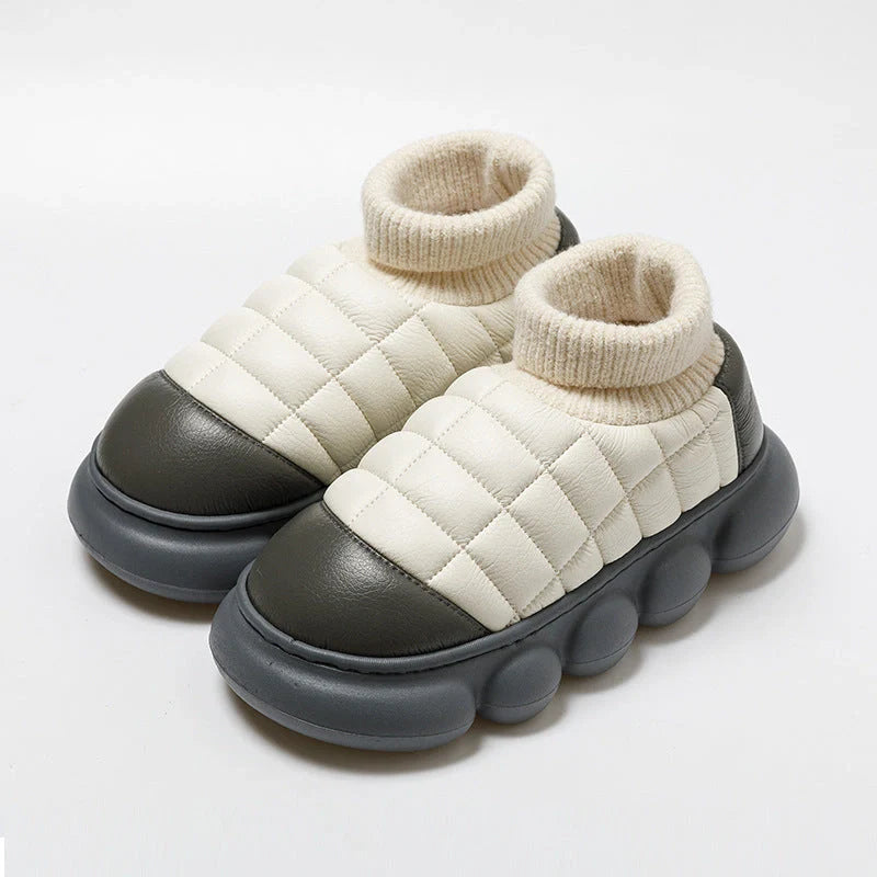 Stylish and cosy cotton insulated snow boots for men, available in a range of fashionable colours with a durable non-slip sole