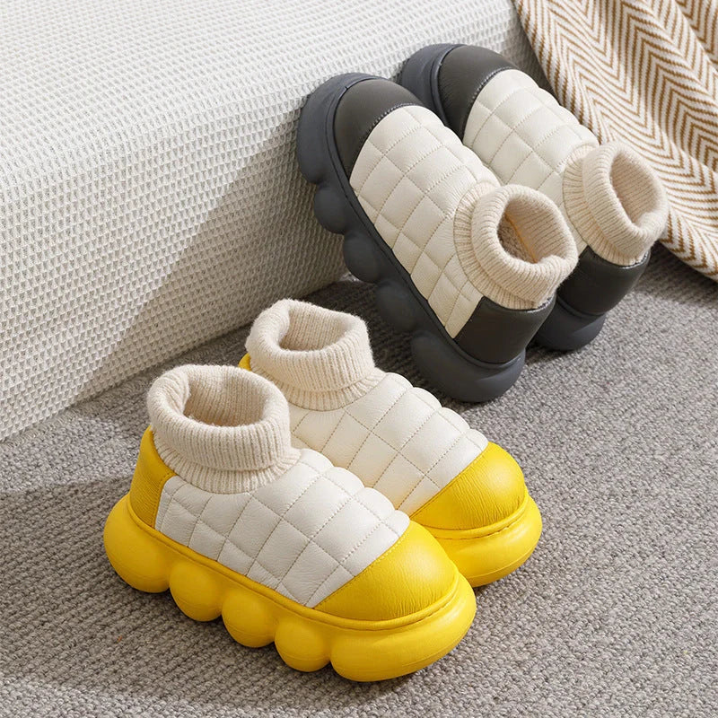 Stylish and cosy cotton insulated snow boots for men, available in a range of fashionable colours with a durable non-slip sole