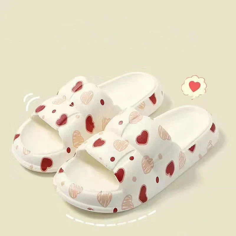 Plush Comfort Bathroom Slides in various vibrant colors, featuring soft EVA soles and water-resistant design