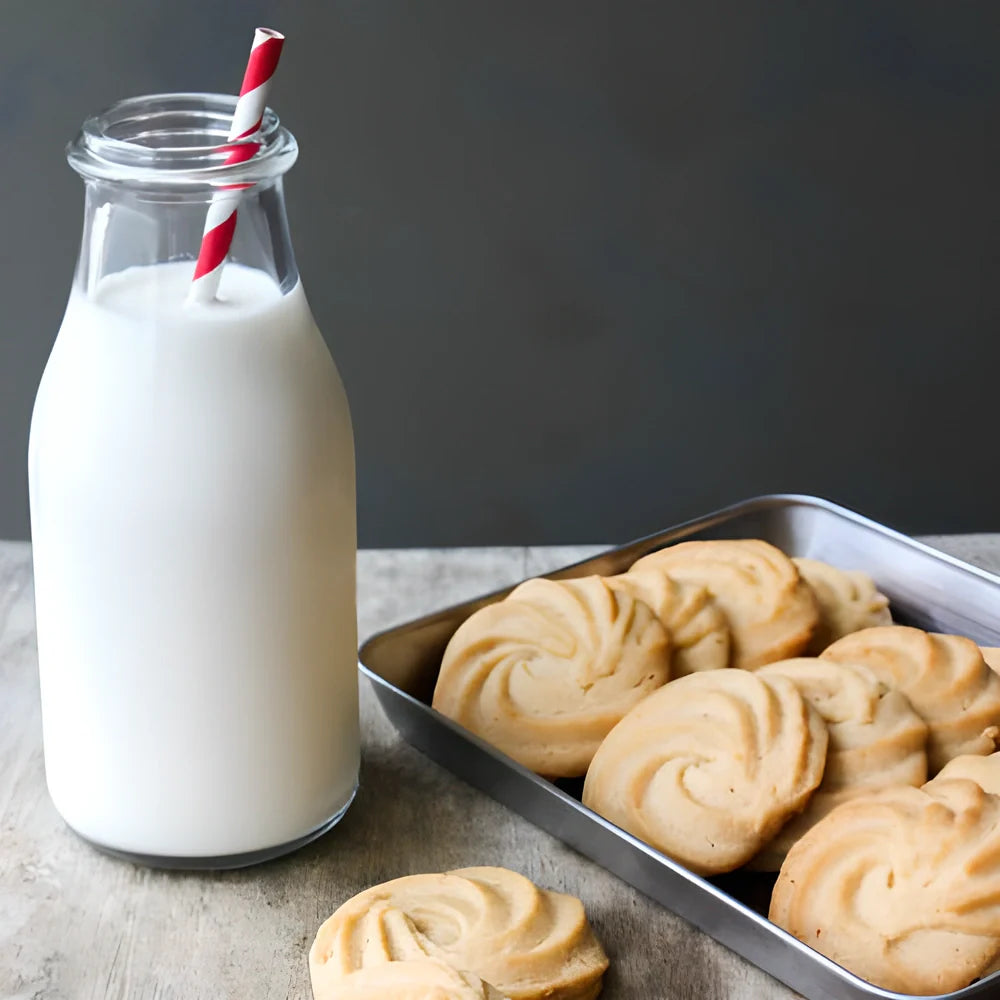 Easy Cookie Press with 13 disc designs and 8 piping tips for making perfect spritz cookies