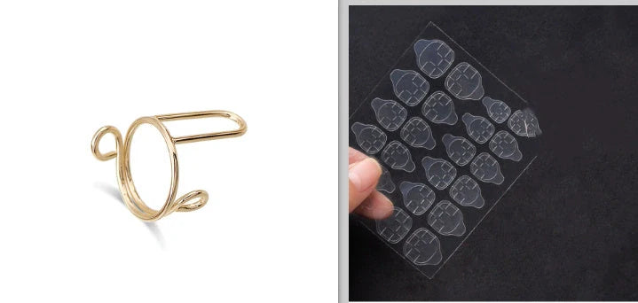 Stylish Nail Art Stickers with Jelly Glue for Seamless Nail Transformation