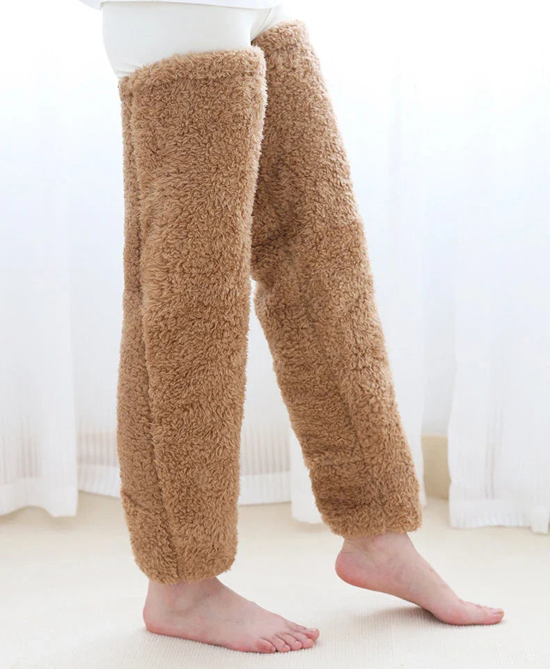 Cozy Over-the-Knee Fuzzy Socks for Chilly Seasons