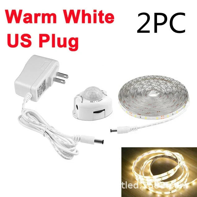 Automated Smart LED Light Strip with Motion Sensor - Customizable Lighting for Your Home