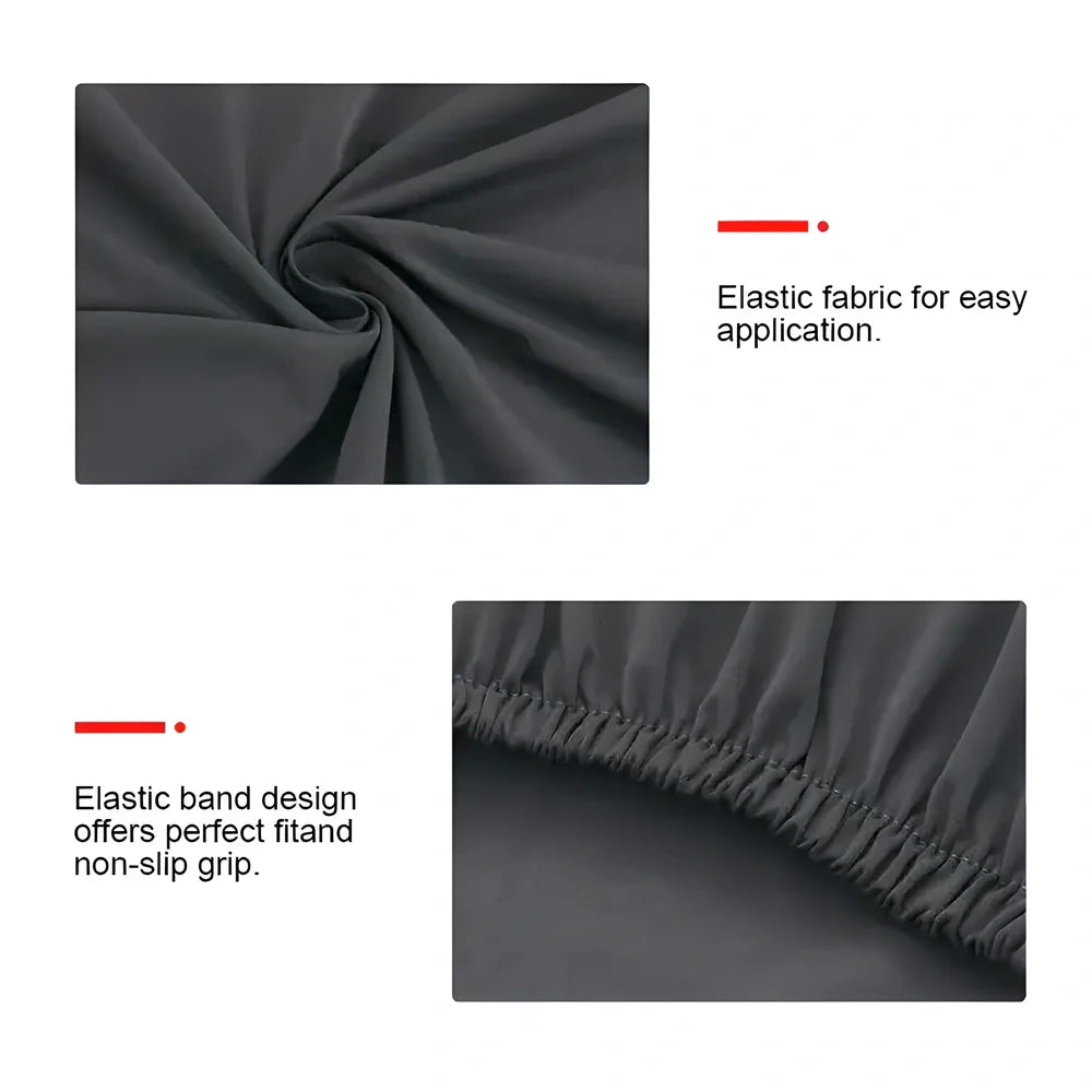 Elastic dining chair covers in a variety of colours, instantly refreshing and protecting dining chairs
