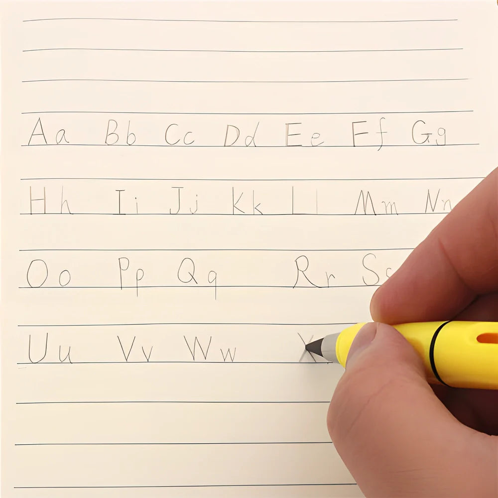 A set of three premium metal nib pencils in various colours, designed to be an eco-friendly and long-lasting writing solution