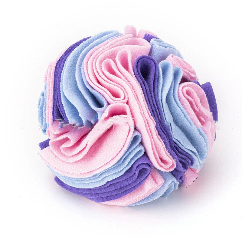 Premium snuffle puzzle mat made of soft, eco-friendly polar fleece to stimulate pets' natural foraging instincts