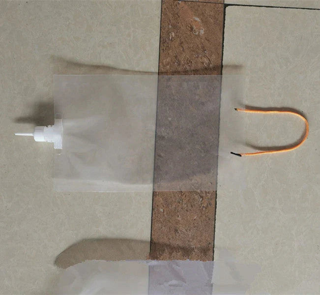 Premium drip-feed plant watering bag in transparent color, designed for indoor gardening and travel