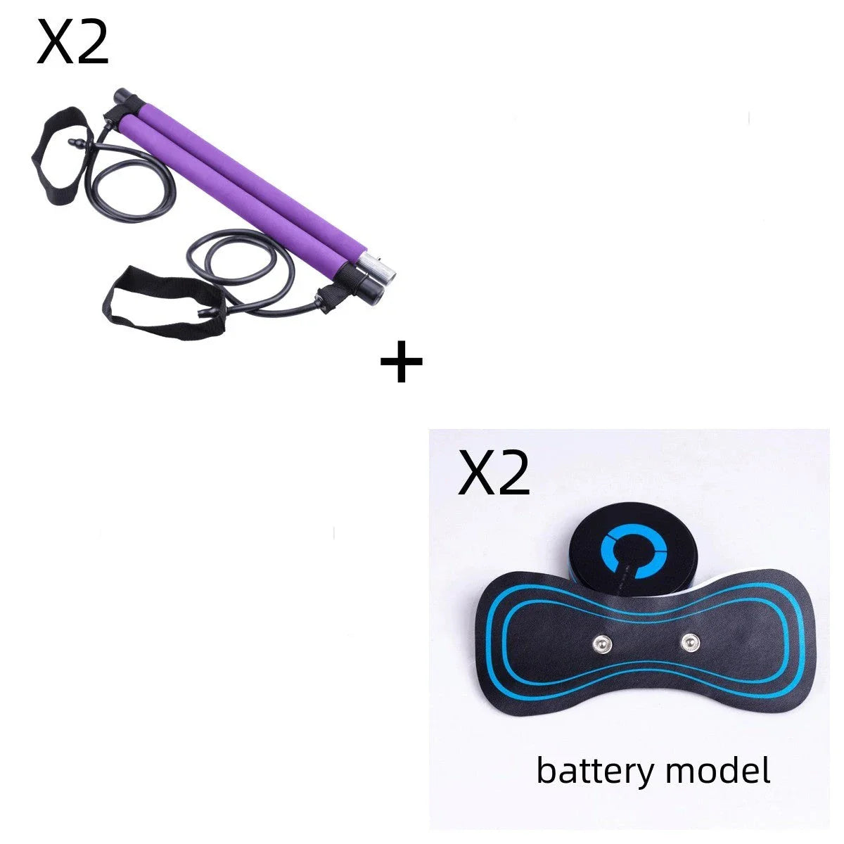 Compact rechargeable electric massager for relieving neck and shoulder tension