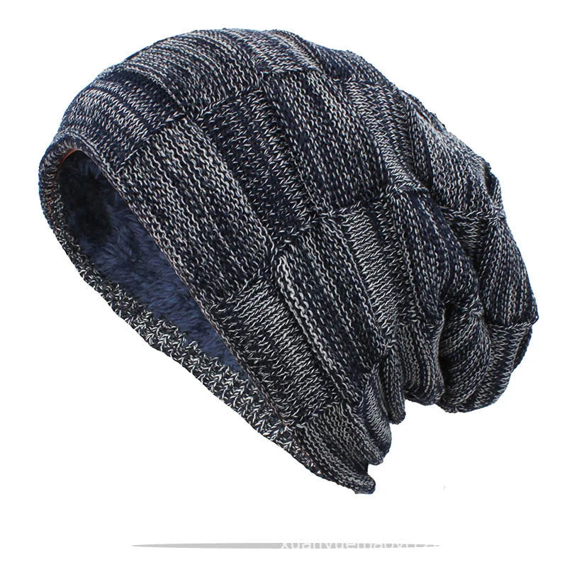 Unisex wool knitted beanie in various colours for winter warmth